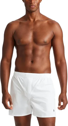Vista 3 de POLO Ralph Lauren Men's Classic Fit Cotton Woven Boxers 3-Pack
