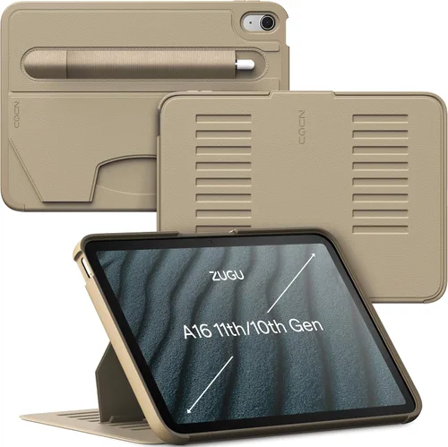 Vista 15 de ZUGU CASE para iPad A16 de 11ª generación de 11 pulgadas (2025), 10ª generación de 10.9 pulgadas (2022) soporte magnético y cubierta