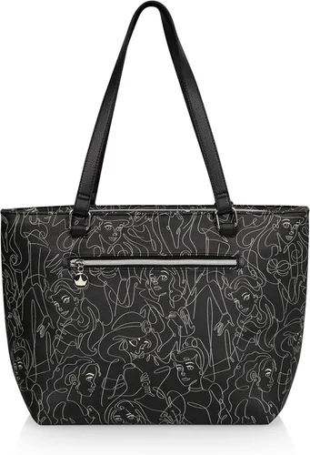 Vista 11 de PICNIC TIME Disney Lilo & Stitch Uptown Cooler Tote Bag, Insulated Lunch Bag, Stylish Beach Bag Soft Cooler, (Black)