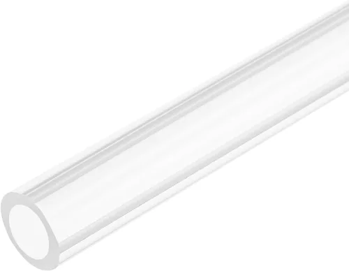 Vista 51 de MECCANIXITY Tubo de plástico rígido redondo transparente de acrílico 2 mm ID 4 mm OD 305 mm (12 ") para lámparas y linternas, sistema