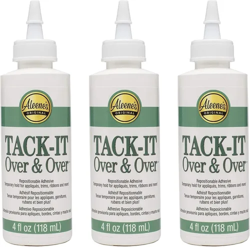 Aleene's Adhesives Bulk Buy Duncan Crafts Tack It Over - Pegamento líquido de 4 onzas 29-2 (paquete de 3)