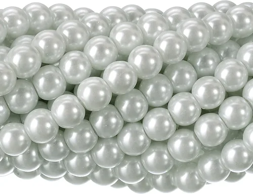 Vista 16 de RUBYCA 200 piezas de cuentas redondas de cristal checo satinado brillante pequeñas para hacer joyería 10mm Amatista Púrpura