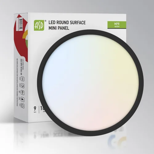 Vista 18 de ASD Luz LED de montaje empotrado cuadrada de 5 pulgadas, 10 W, 740 lúmenes, 3000-5000 K, 120 V, 3CCT, regulable, ultra delgada, con certificación