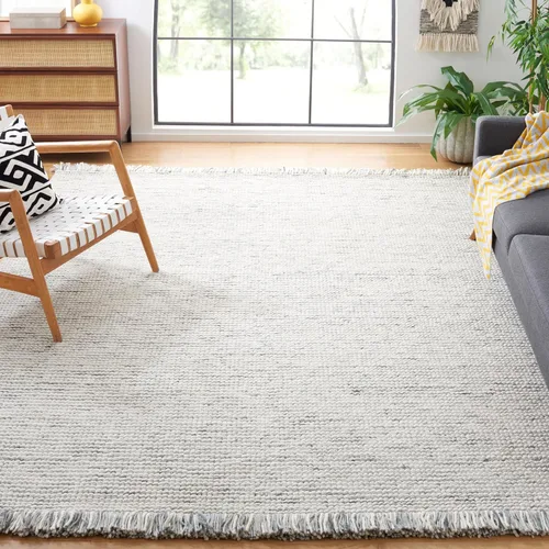 Vista 26 de SAFAVIEH Metro Collection Runner - 2'3" x 7', Beige & Ivory, Handmade Wool, Ideal for The Living Room, Dining, Bedroom (MET874B)