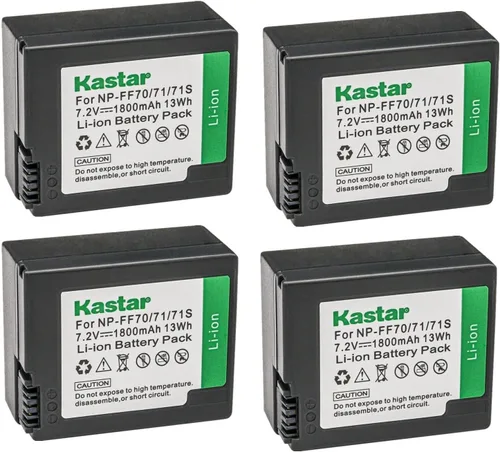 Vista 6 de Kastar Batería NP-FF70 de repuesto para Sony DCR-PC106, DCR-PC106E, DCR-PC107, DCR-PC107E, DCR-PC108, DCR-PC108E, DCR-PC109, DCR-PC109E, DCR-PC350