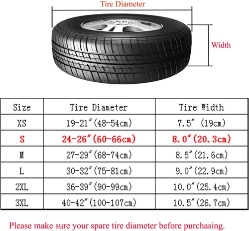 Vista 2 de Moonet Cubiertas resistentes para neumáticos para ruedas de RV (paquete de 4), protectores solares gruesos resistentes para camiones, autocaravanas