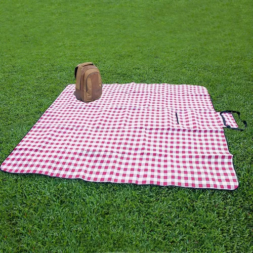 Vista 3 de Manta extragrande para picnic y exteriores con respaldo impermeable de 80 x 90 pulgadas