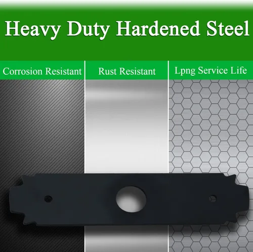 Vista 2 de Edger Blade AC04215 - Cuchilla dentada de acero de 8 pulgadas, orificio central de 1 pulgada, compatible con accesorio Ryobi Expand-It, compatible