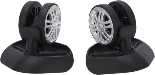 Vista 9 de Ruedas de maleta de equipaje 1 par de ruedas de repuesto de equipaje A65 equipaje giratorio de maleta silenciosa ruedas conectadas silenciosas rueda