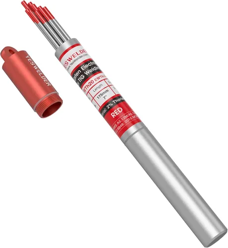Vista 18 de YESWELDER Electrodo de tungsteno TIG Weld 1/8"x 7" 10-pk, no radiactivo comparable a E3 púrpura