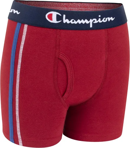 Vista 3 de Champion Ropa interior para niños, calzoncillos tipo bóxer elásticos de algodón, absorben la humedad, paquete de 4 surtidos