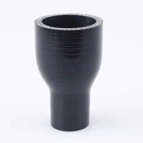 Vista 68 de AC PERFORMANCE ID de 1" a 1/2" (25mm a 13mm) Manguera de silicona recta reductora de 3 capas reforzada negra, 3" de longitud
