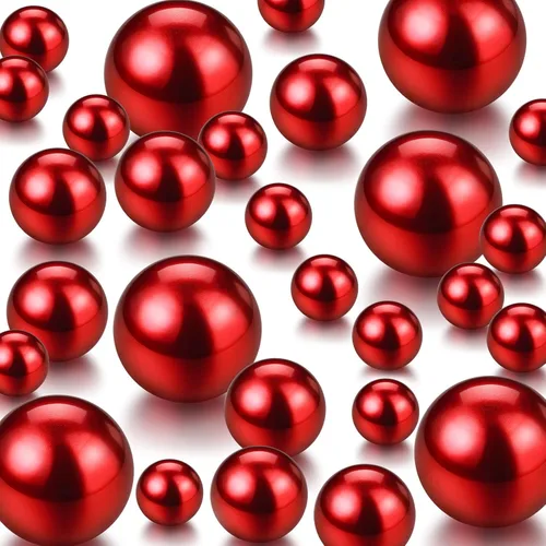 Vista 10 de Junkin 300 cuentas de maquillaje para jarrón de perlas sintéticas, sin agujero, perlas brillantes, tamaños mixtos, perlas redondas para boda, hogar