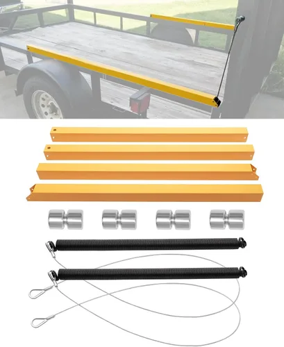 Vista 10 de Kit de reemplazo de rodillos de asistencia de elevación de remolque, compatible con kit de asistencia de elevación de portón trasero de remolque