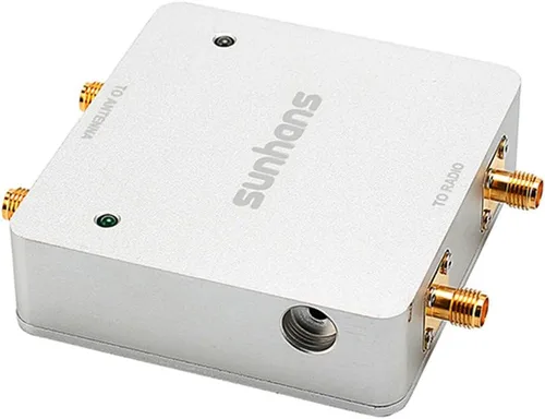 Vista 2 de Antena dual WiFi señal Booster 1000mW 2.4 G 2T2R / 300Mbps WiFi amplificador de señal repetidor extensor SH24Gi1000-D2 para routers, cámara IP, UAV