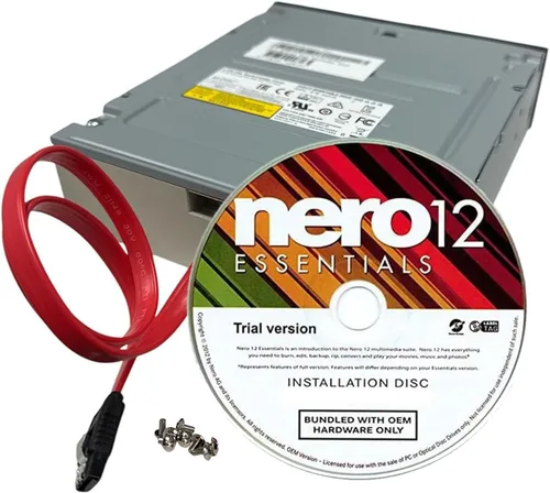 Vista 6 de Lite-On BestDuplicator - Lector y escritor de DVD/CD SATA con versión de prueba Nero 12 Essentials, unidad óptica interna con cable SATA y 8
