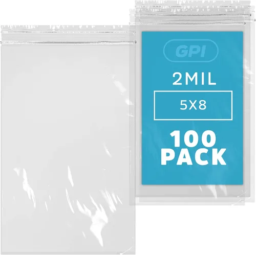 Vista 8 de GPI Bolsas de Polietileno ZIP Recerrable de Plástico Transparente, Caja de 100, 2 mil de Grosor, 2 Pulgadas x 3 Pulgadas, Para Viajes