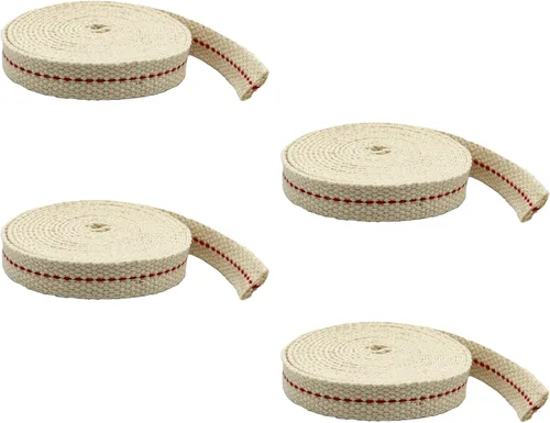 Vista 17 de Light Of Mine, mecha plana 100% de algodón, 33 pies, rollo para lámparas de aceite y linternas que funcionan con aceite de parafina y queroseno