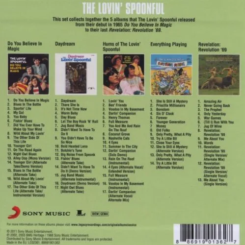 Vista 2 de Original Album Classics Do You Believe In MagicDaydreamHums Of Th E Lovin' SpoonfulEverything Playing Revelation Revolution'69