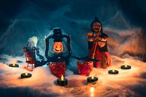 Vista 3 de KOABY Paquete de 12 luces de té sin llama de luz amarilla cálida que no parpadean, base negra, duran más de 100 horas, velas de té a