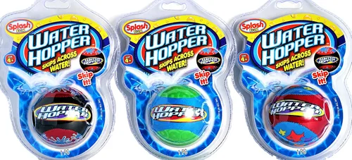 Vista 2 de JA-RU Pro Hopper Skip Water Bouncing Ball Professional Fidget Skip Ball Pool Bounce Balls Juguetes. Pelota de playa para saltar, juego al aire