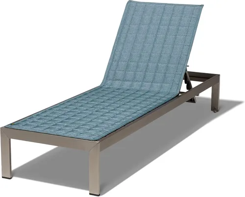 Duck Covers Weekend - Funda para tumbona de patio resistente al agua, 80 x 26 pulgadas, sombra azul, fundas para tumbonas para exteriores