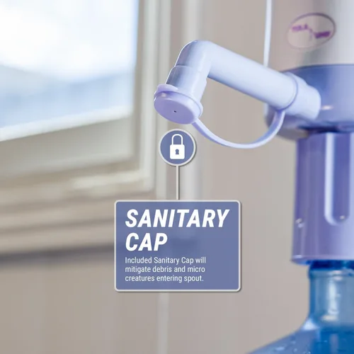 Vista 5 de TERA PUMP Bomba de agua manual para botellas de 5 galones, se adapta a la mayoría de botellas de 2 a 6 galones, dispensador de agua manual a