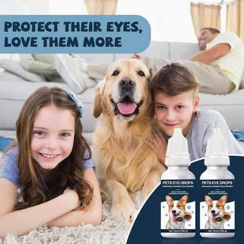 Vista 7 de Gotas Para Cataratas Para Perros, Gotas Naturales Seguras Para Ojos De Perros Para Aliviar La Picazón, Irritación Y Sequedad Ocular, Mejora La