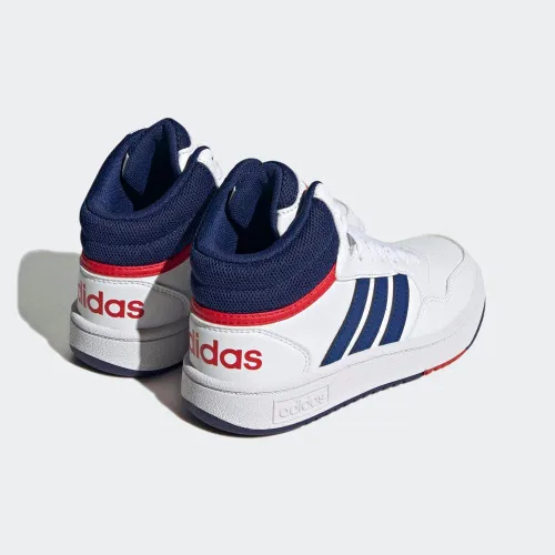 Vista 7 de adidas Kids' Hoopds Mid Top Basketball Shoe