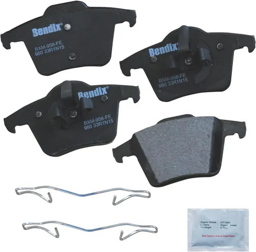 Vista 295 de Pastillas de Freno Traseras Cerámicas Bendix Priority1 CFC1510 para INFINITI QX56 2013-2011, QX80 2024-2014, Nissan Armada 2023-2017