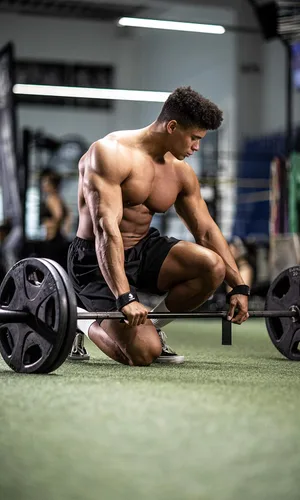 Vista 6 de Fitgriff® Lifting Straps & Wrist Wraps (Bundle) Superior Support for Weightlifting & Gym Workouts - for Men and Women