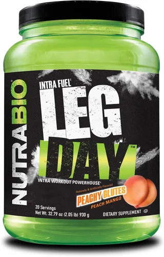 Vista 10 de NutraBio Leg Day Intra Workout Powder - Suplemento avanzado de carbohidratos con dextrina en racimo y electrolitos - Polvo de carbohidratos