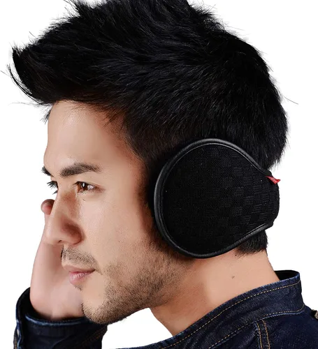 Vista 2 de Kedofe Ear Warmers For Men Women Foldable Fleece Unisex Winter Warm Earmuffs Outdoor SkiingBiking