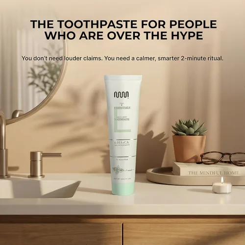 Vista 7 de MasterMedi Pasta de dientes Nano Hydroxyapatite con xilitol, sin flúor y SLS, fórmula remineralizante para blanquear, dientes sensibles, reparación