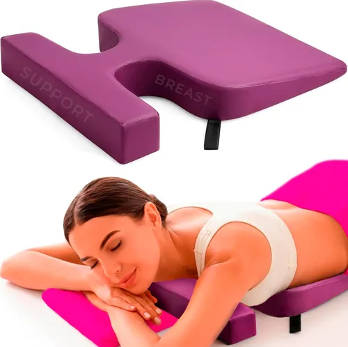 Vista 9 de EASY SPA Almohada médica de pecho para tamaños de busto más grandes (AA-C +) - Cojín de cuña para poscirugía, cojín de terapia propensa a