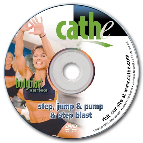 Vista 3 de Cathe Friedrich Step Blast and Step Jump Pump Step Aerobics Workout DVD - An Advanced Aerobic Step DVD Workout For Women