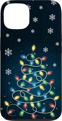 Vista 7 de Christmas Lights ICY Crystals Theme Snowflake Case for iPhone 17