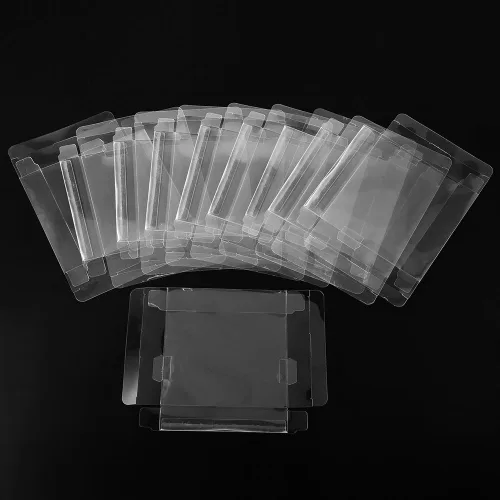 Vista 5 de 10Pcs Game Card Cartridge Case, Transparent Scratch-Proof Plastic Game Card Protective Case Intend for Nintendo Game Boy GBA Boxed Game