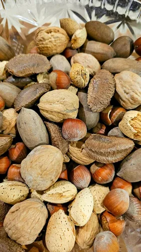 Nueces mixtas enteras de California Fresh Raw en cáscara (3)