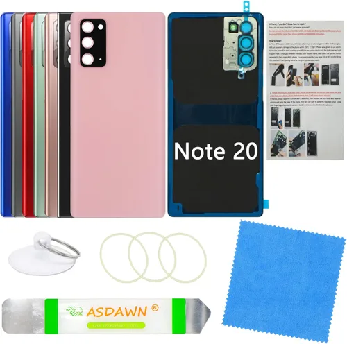 Vista 88 de Estuche de panel de vidrio trasero de repuesto para Galaxy S8 con manual de instalación + lente de cámara preinstalada + todo el adhesivo + kit