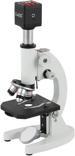 Vista 8 de Kit de microscopio 40X 100X 160X 640X Monocular Biológico Microscopio Adaptadores de lente (Color : 14MP HDMI VGA)