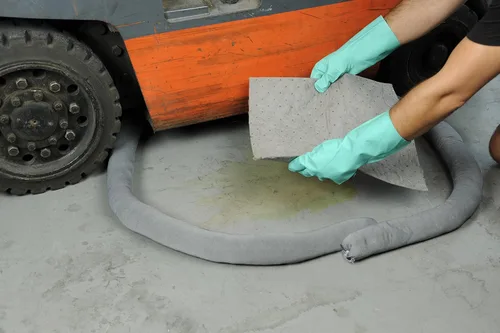 Vista 8 de Calcetines absorbentes universales – Serpiente para aceite y agua – 3 x 48 pulgadas – Absorbe hasta 30 galones – Super Poly Sock Absorber