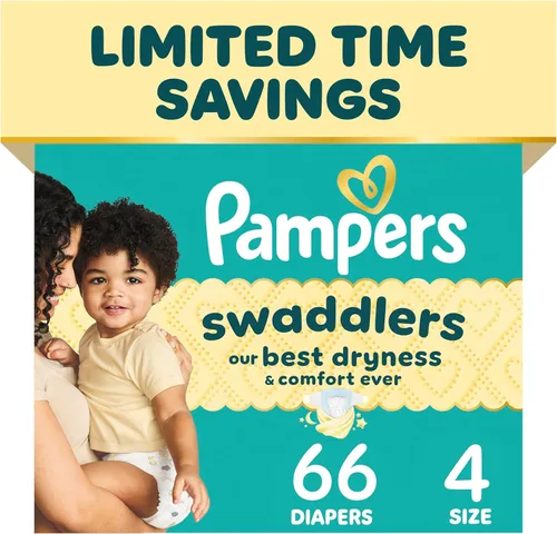Vista 25 de Pampers Swaddlers - Pañales desechables muy suaves para bebé talla 8, 38