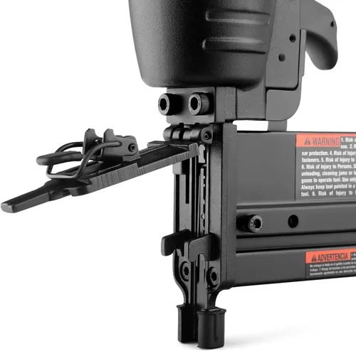 Vista 6 de 3PLUS HF509040SP Clavadora de clavos de calibre 18 de 2 pulgadas y grapadora de corona estrecha de 1/4 pulgadas 2 en 1