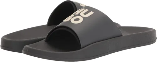 Vista 7 de HUGO Sandalia deslizante con logotipo apilado para hombre