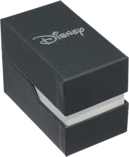 Vista 3 de Disney W001856 Mickey Mouse Reloj analógico de cuarzo negro para hombre, Negro, Movimiento de cuarzo