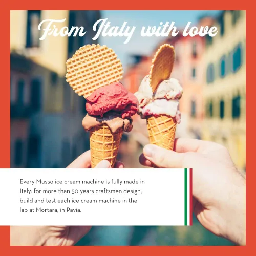 Vista 5 de Lello 4080 Musso lussino fábrica de helados 1.5 cuarto de galón de acero inoxidable