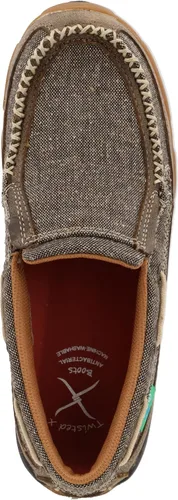 Vista 6 de TWISTED X Mujer Slip-On conducción mocasines, color BomberTawny (wdms008)