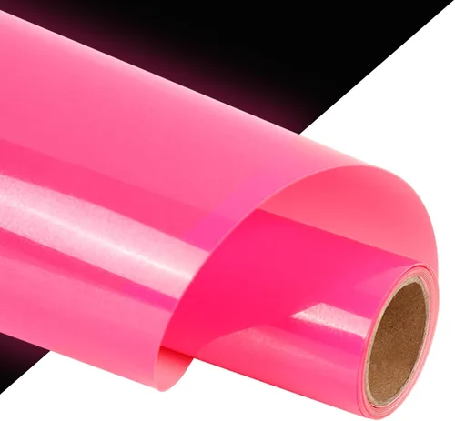 Vista 55 de Guangyintong Rollos de Vinilo de Transferencia de Calor HTV, 12" x 8 pies Vinilo para Planchar para Camisetas, Superficie Brillante, Fácil de Cortar
