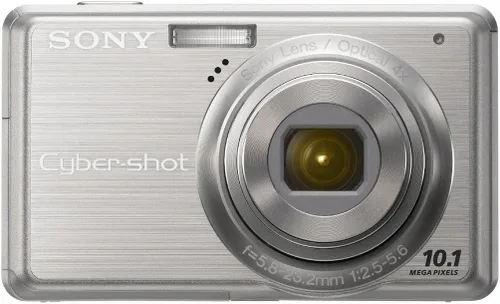 Sony Cybershot DSC-S950 Cámara digital de 10MP con zoom óptico 4x con estabilización de imagen de disparo súper constante (plata)